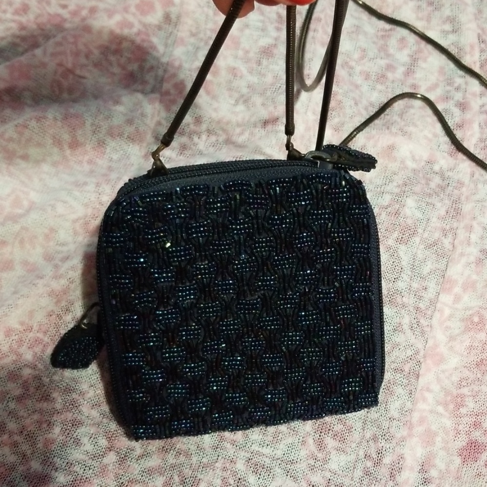 Blueish evening purse